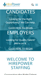 Mobile Screenshot of hirepowerstaffing.net