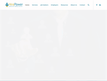 Tablet Screenshot of hirepowerstaffing.net